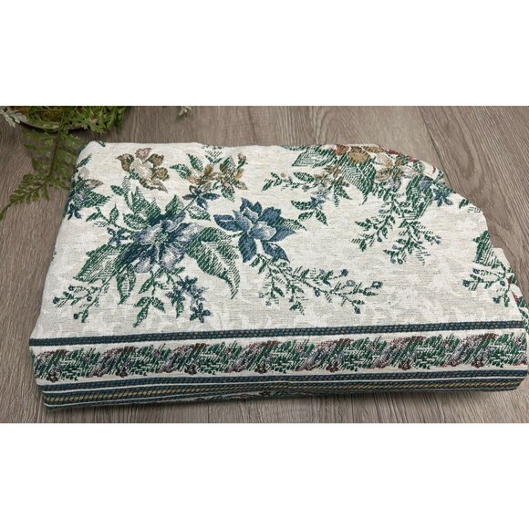 Vintage Upholstery Tapestry Fabric Large Floral 49”x56” Clayton Marcus - Picture 2 of 3